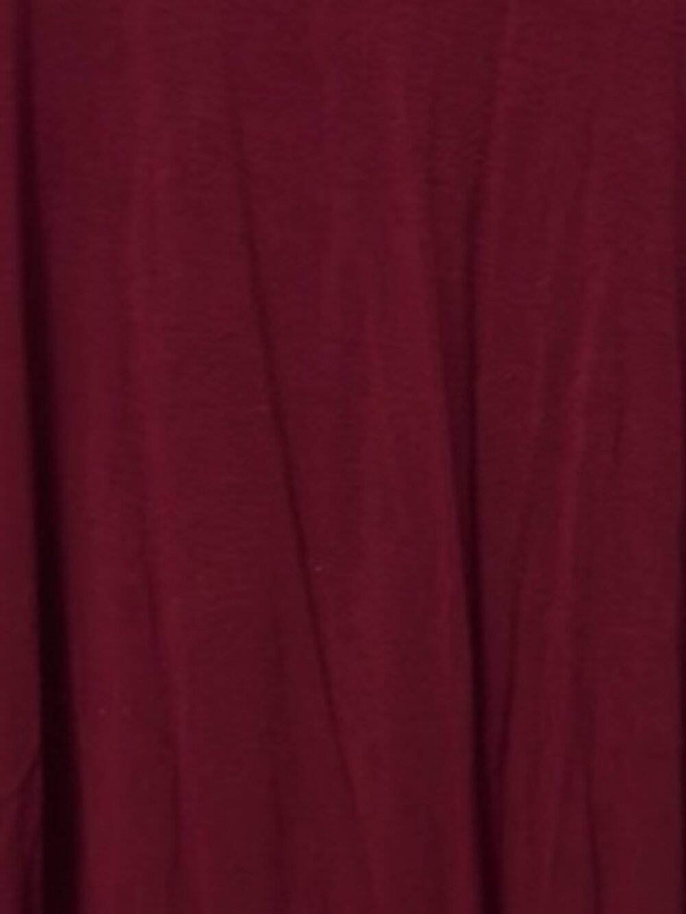 Women's Long Sleeve V-Neck Midi Dress in Burgundy